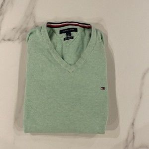 Tommy Hilfiger - Men’s Mint Green Sweater | Size Large